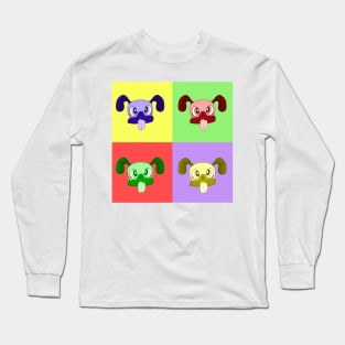 Pop Art Pugs Long Sleeve T-Shirt